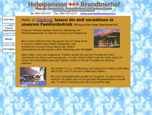 Tablet Screenshot of brandtnerhof.at